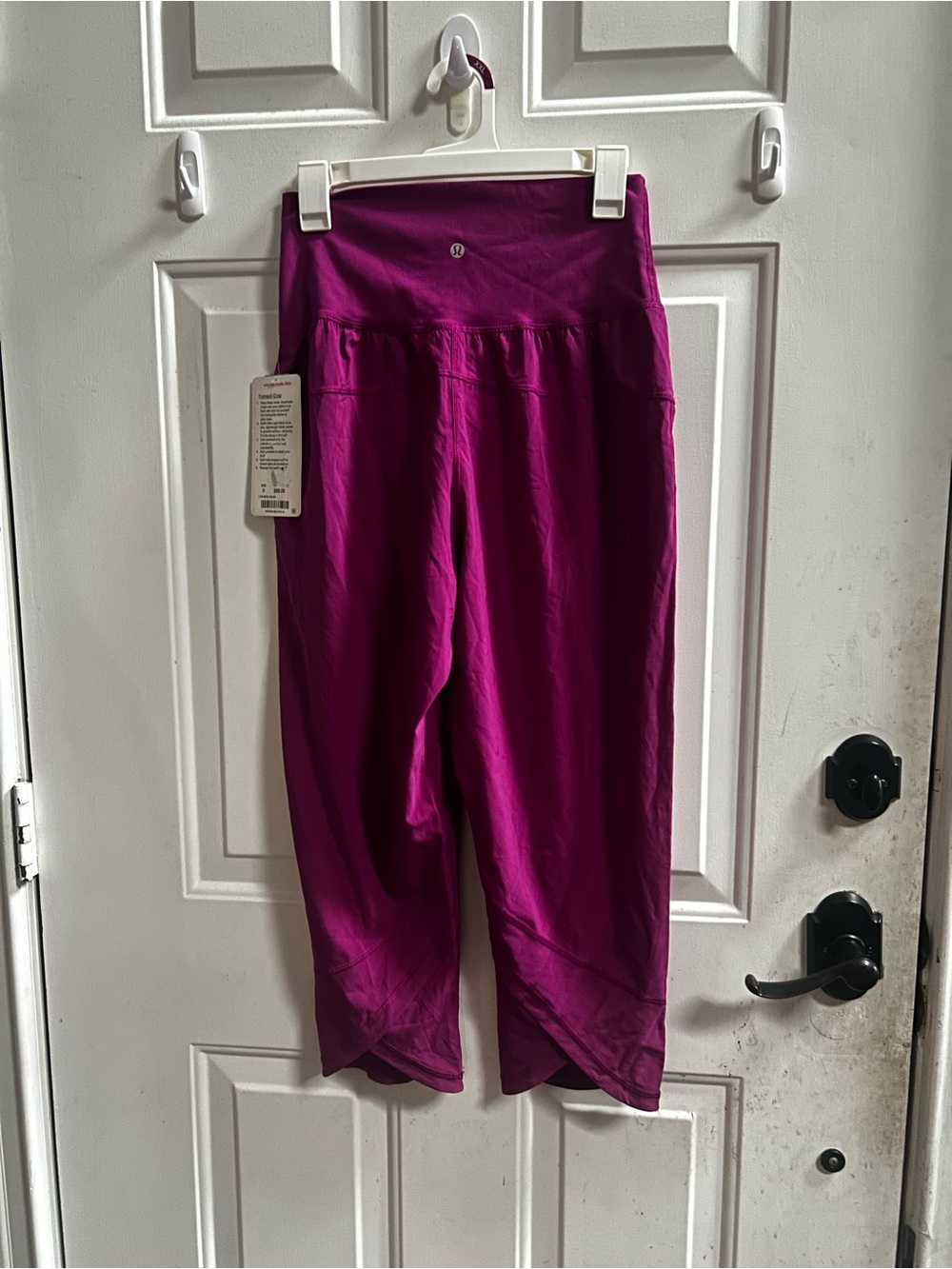 lululemon athletica women’s 'PurpleTranquil Cropped Active Leggings Sz  8